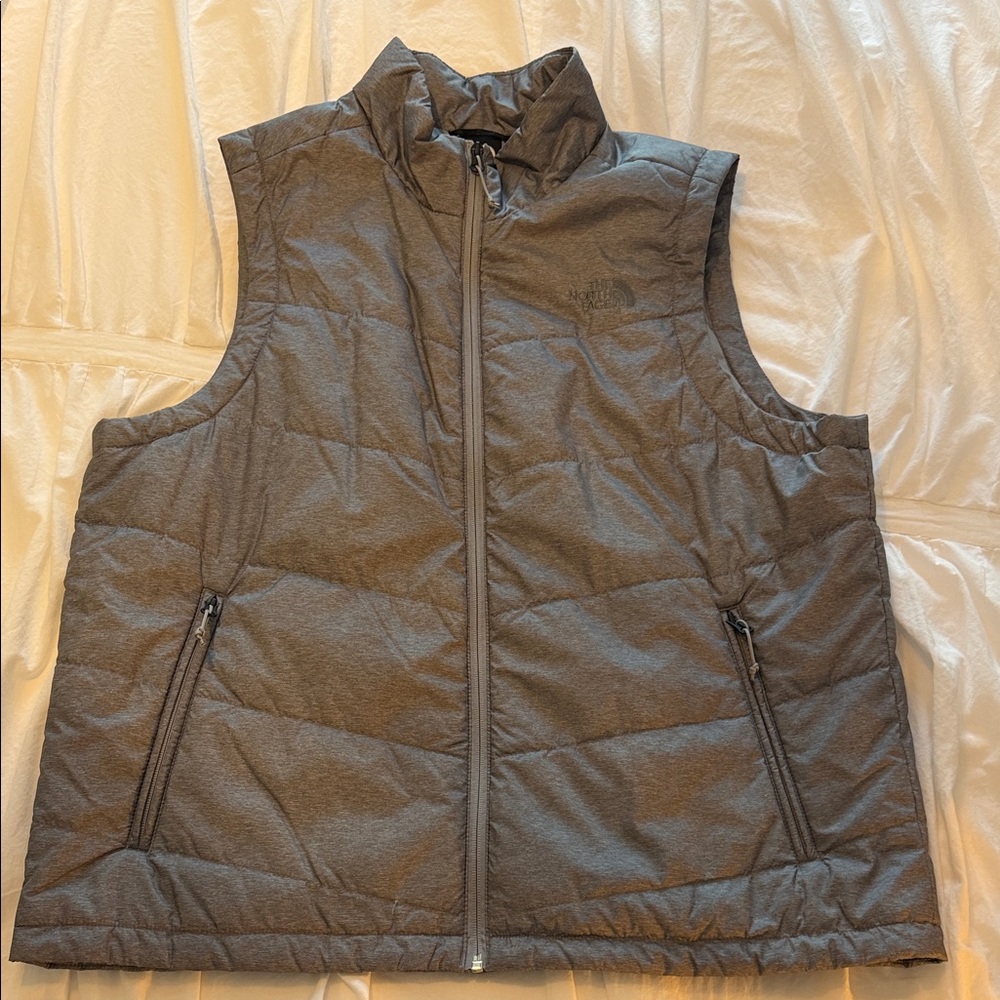 The North Face Charcoal Quilted Vest